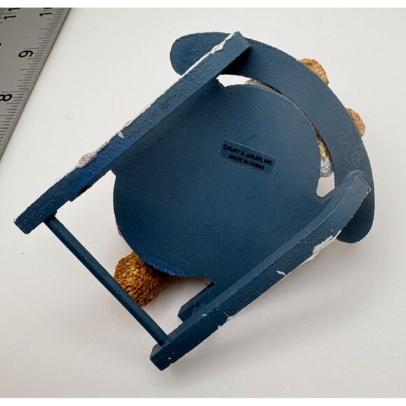 Kurt S Adler Holly Bearies Christmas Tree Ornament Sledding Santa Bear - Picture 5 of 7